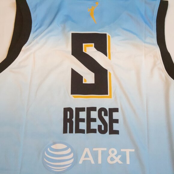 Men's WNBA Nike Chicago Sky Skytown Angel Reese #5 Rebel Edition Blue Jersey Lg - Picture 5 of 5